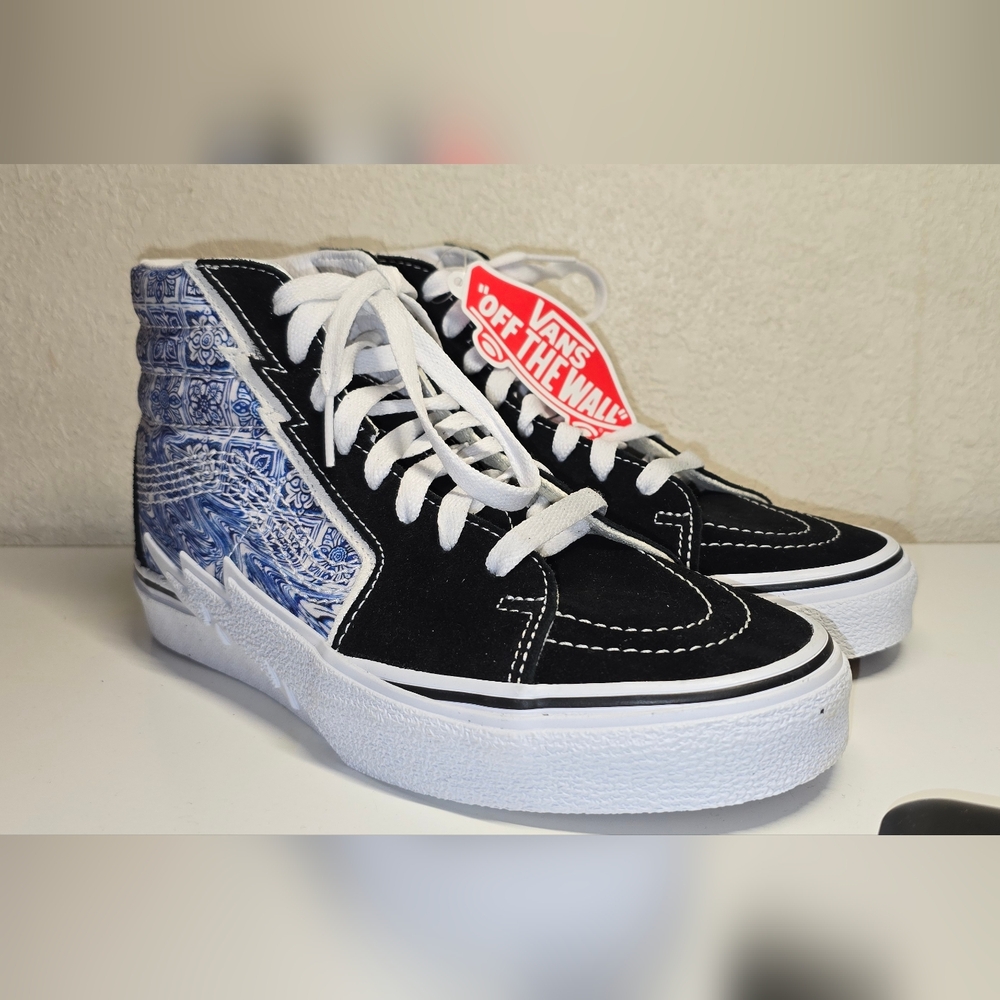NWT Vans Sk8-Hi Bolt Liquify Black - Mens 5.5 - 6 - Picture 2 of 7